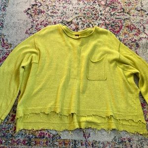 Free People Prism Linen Blend Distressed